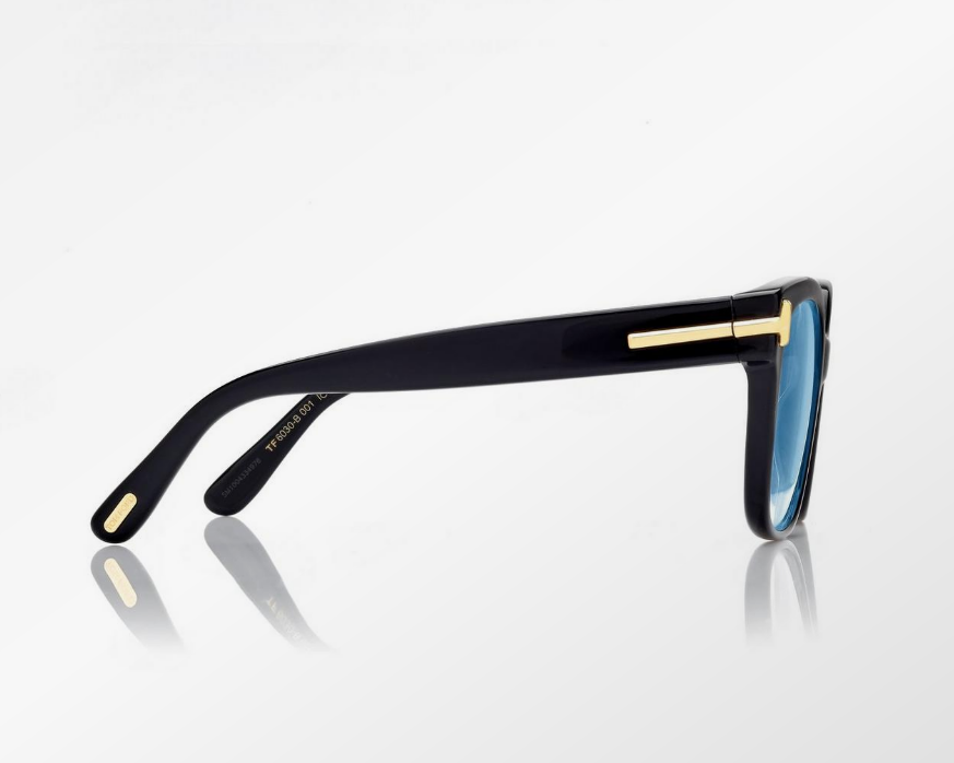 Tom Ford Icon Blue Block Square Eyeglasses
