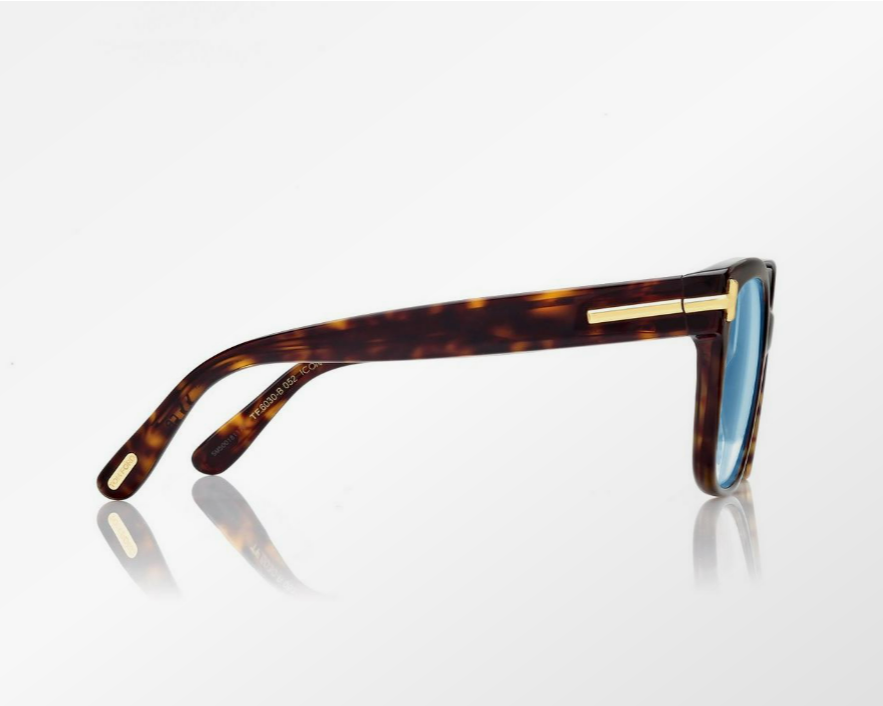 Tom Ford Icon Blue Block Square Eyeglasses