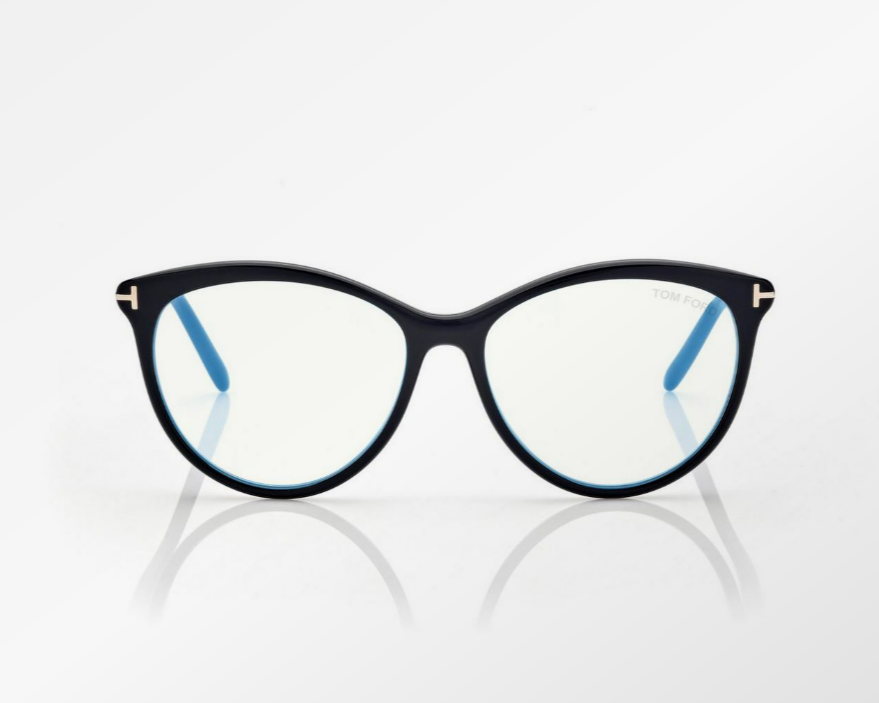 Tom Ford Blue Block Round Eyeglasses
