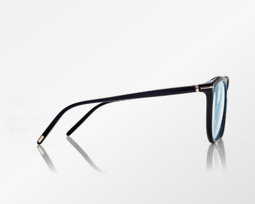 Tom Ford Blue Block Round Eyeglasses