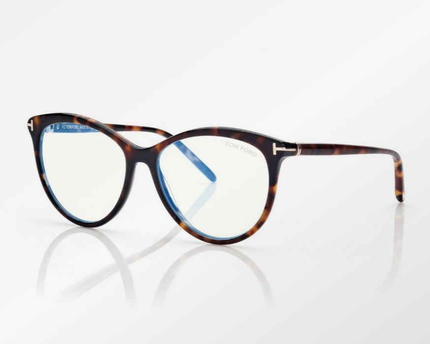 Tom Ford Blue Block Round Eyeglasses