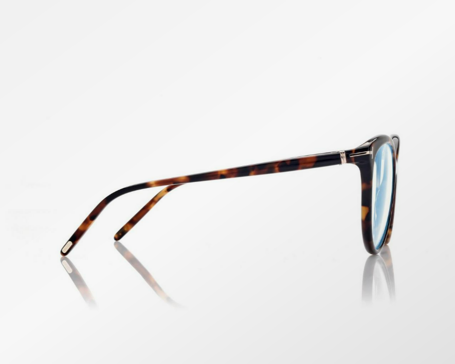 Tom Ford Blue Block Round Eyeglasses
