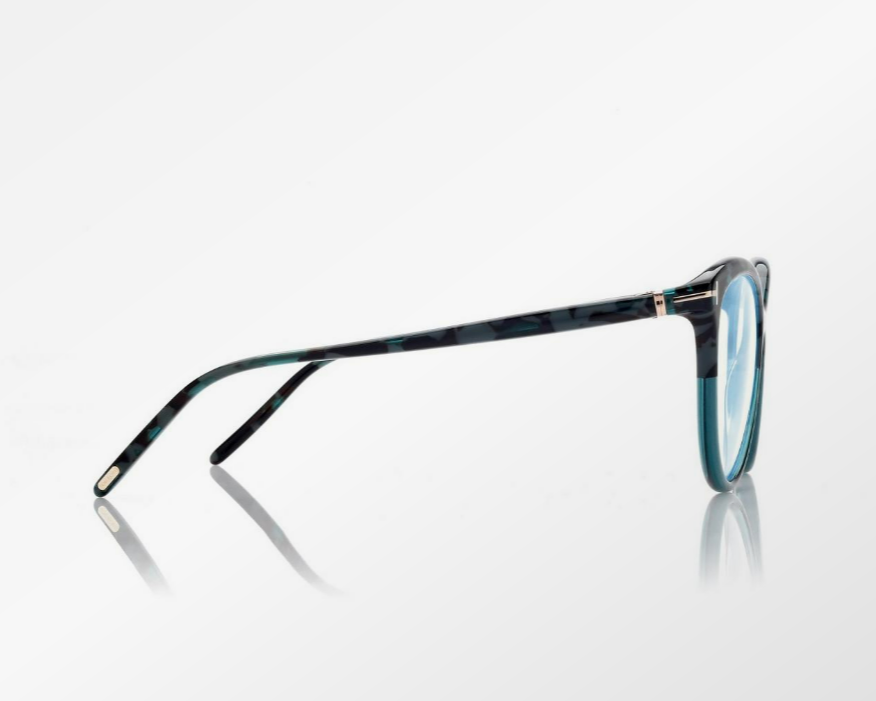 Tom Ford Blue Block Round Eyeglasses