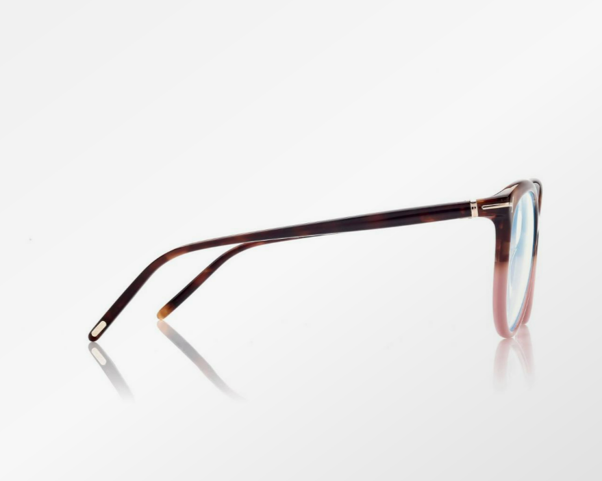 Tom Ford Blue Block Round Eyeglasses