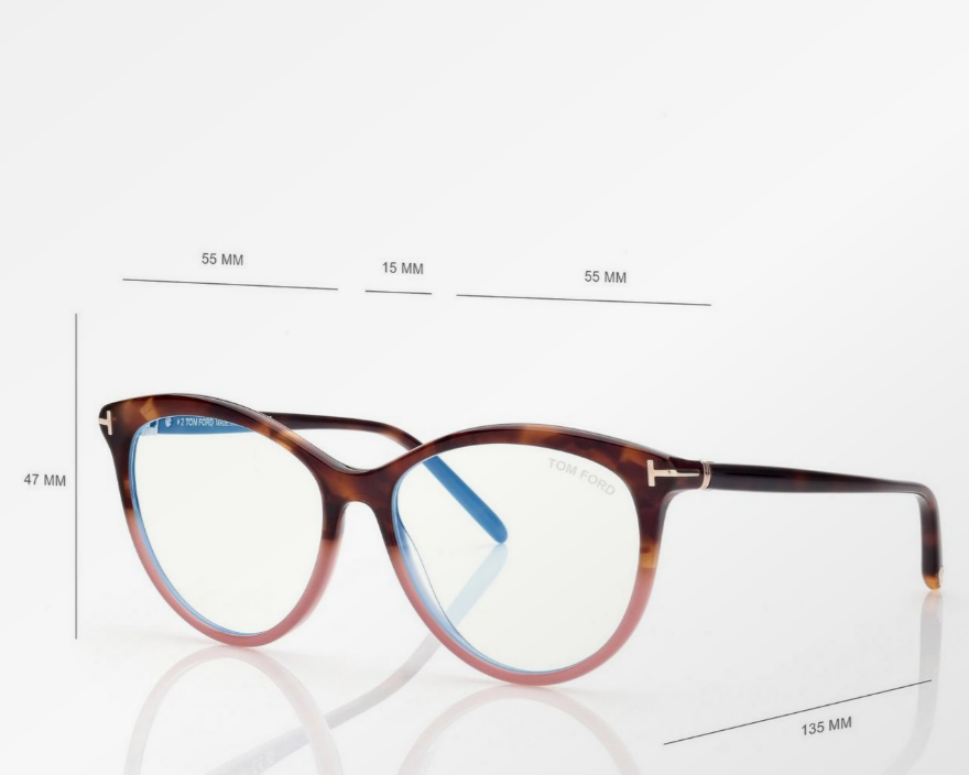 Tom Ford Blue Block Round Eyeglasses
