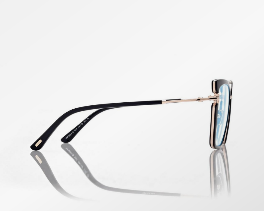 Tom Ford Blue Block Butterfly Eyeglasses