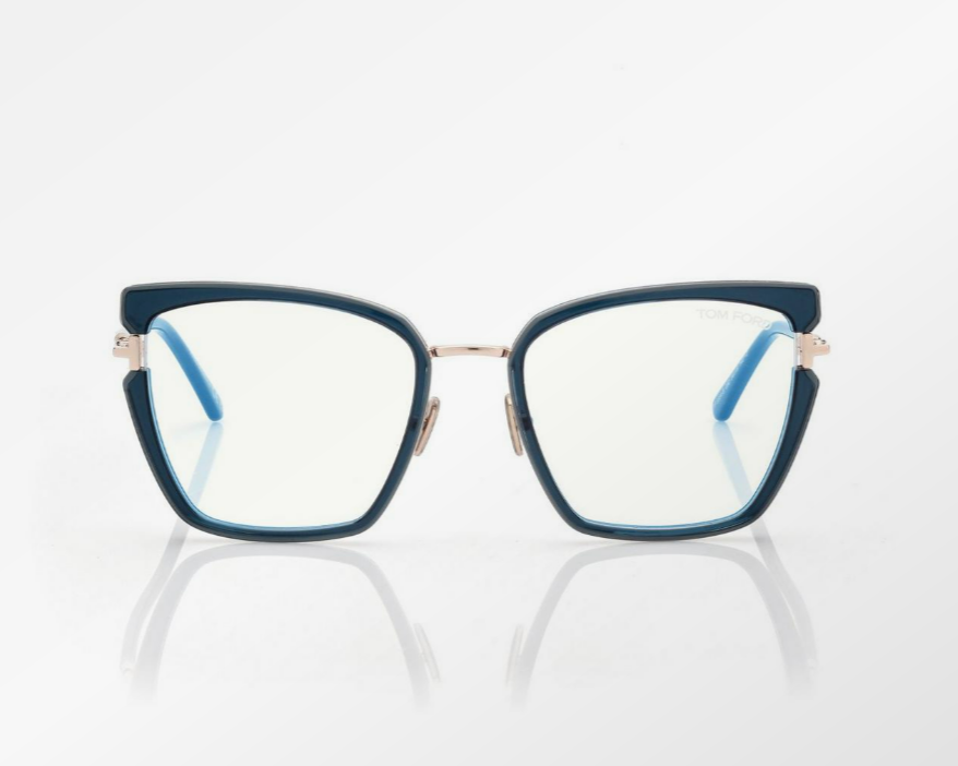 Tom Ford Blue Block Butterfly Eyeglasses