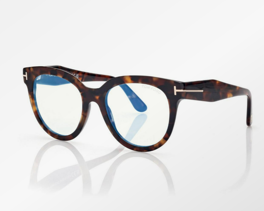 Tom Ford Blue Block Butterfly Eyeglasses