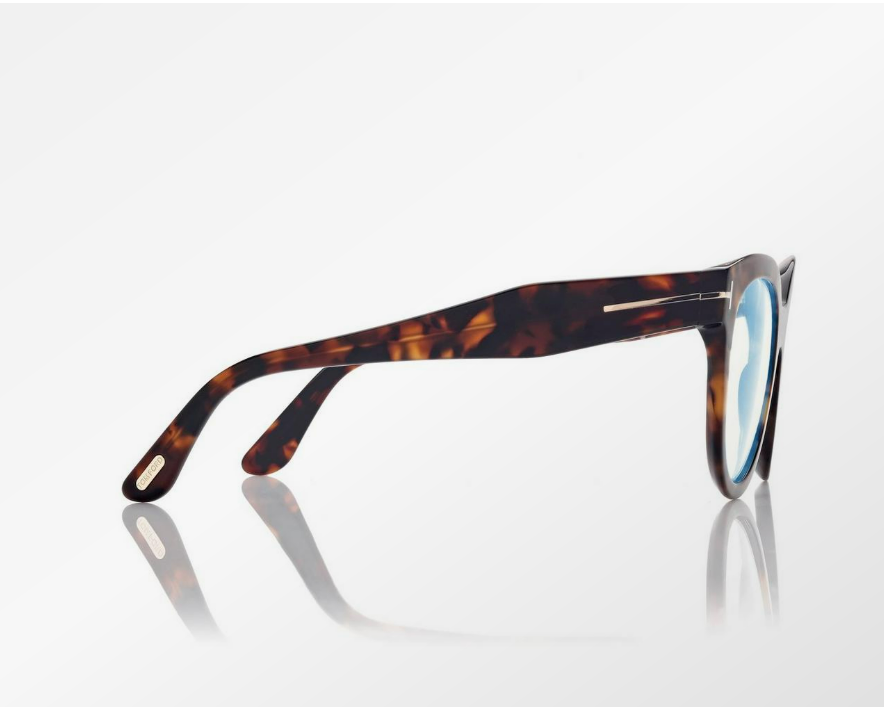 Tom Ford Blue Block Butterfly Eyeglasses