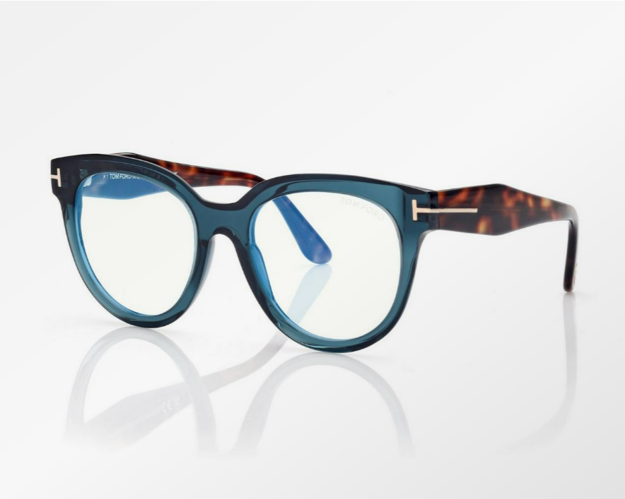 Tom Ford Blue Block Butterfly Eyeglasses