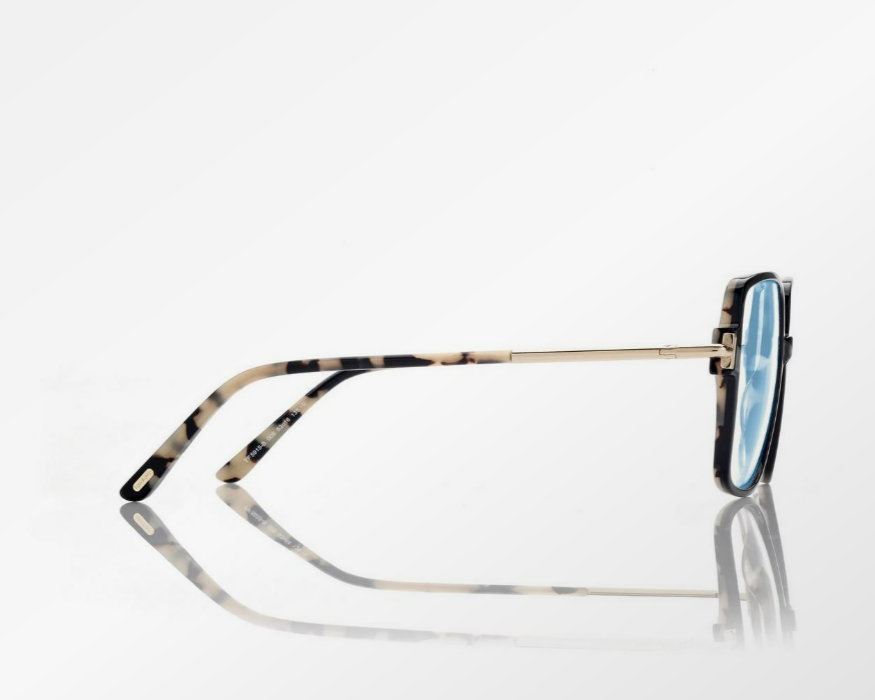Tom Ford Blue Block Square Eyeglasses