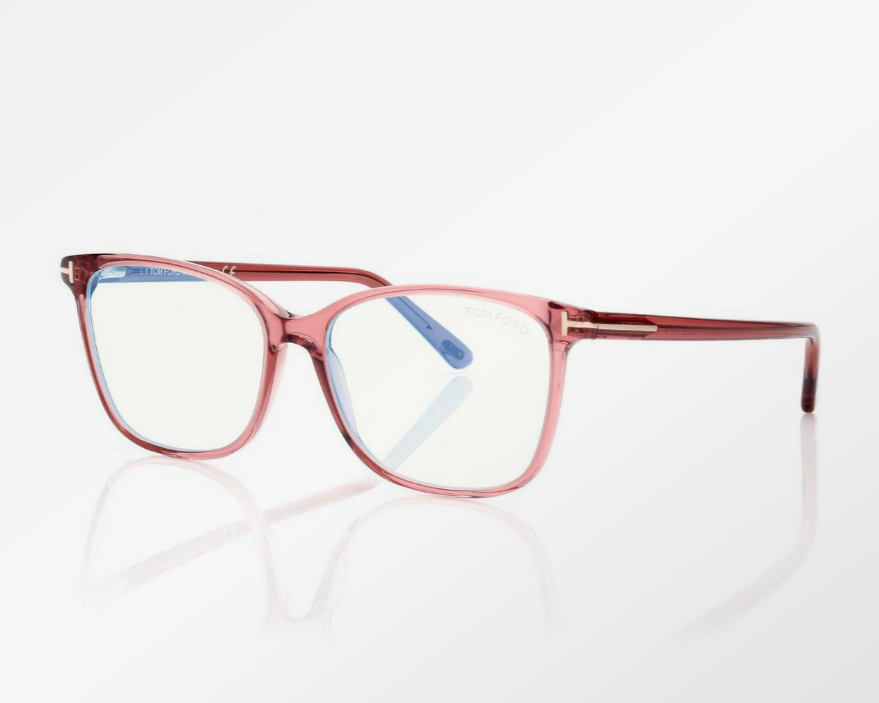 Tom Ford Blue Block Soft Square Eyeglasses