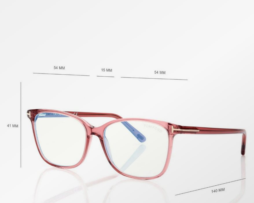 Tom Ford Blue Block Soft Square Eyeglasses