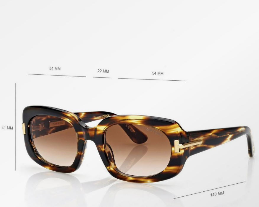 Tom Ford Icon Rectangular Sunglasses