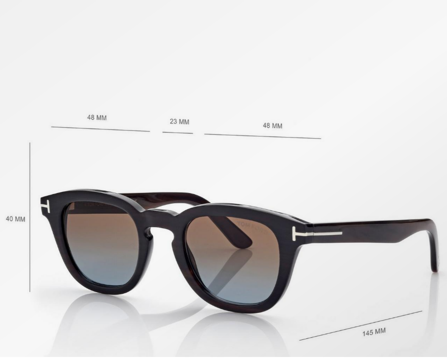 Tom Ford Soft Round Horn Sunglasses