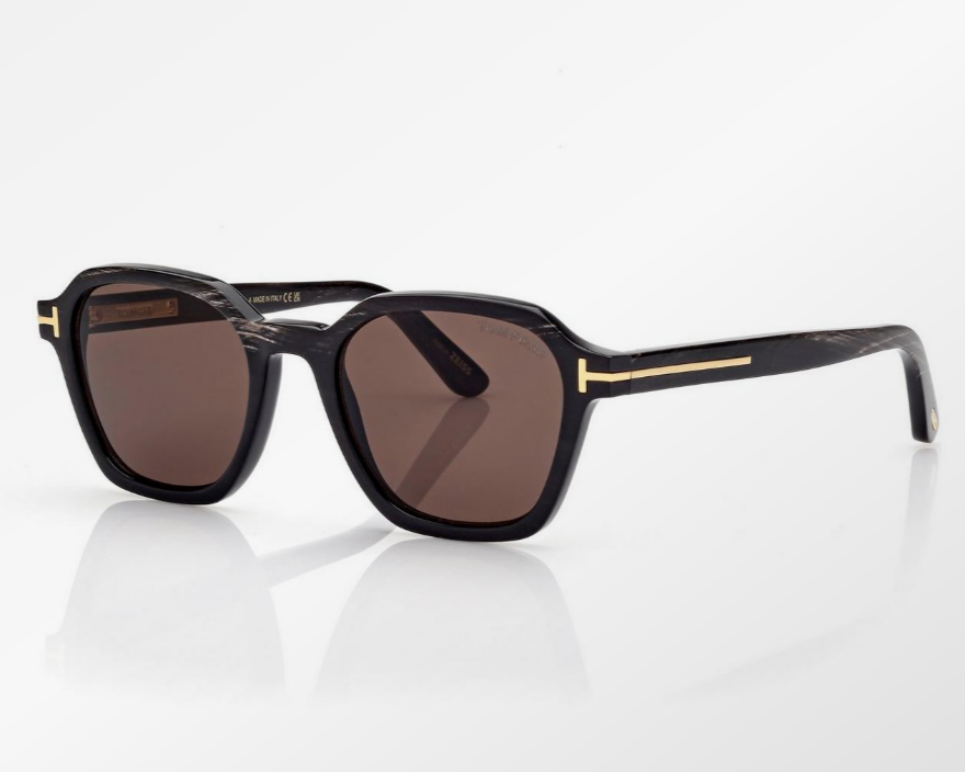 Tom Ford Geometric Horn Sunglasses