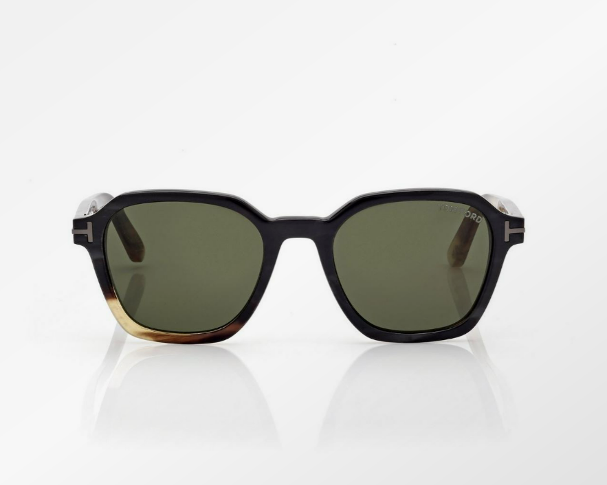 Tom Ford Geometric Horn Sunglasses