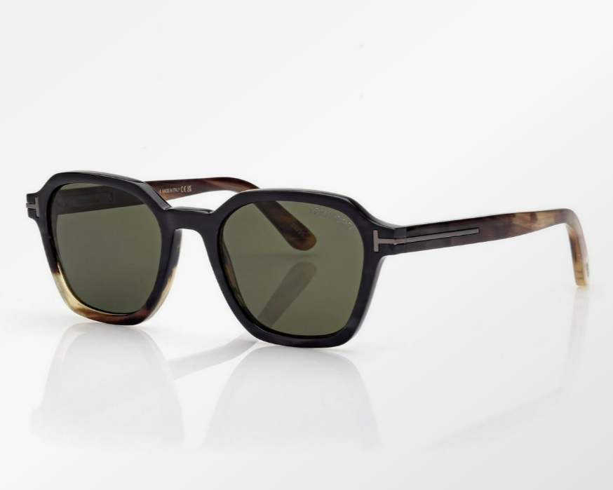 Tom Ford Geometric Horn Sunglasses