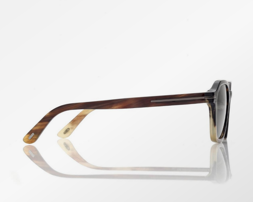 Tom Ford Geometric Horn Sunglasses