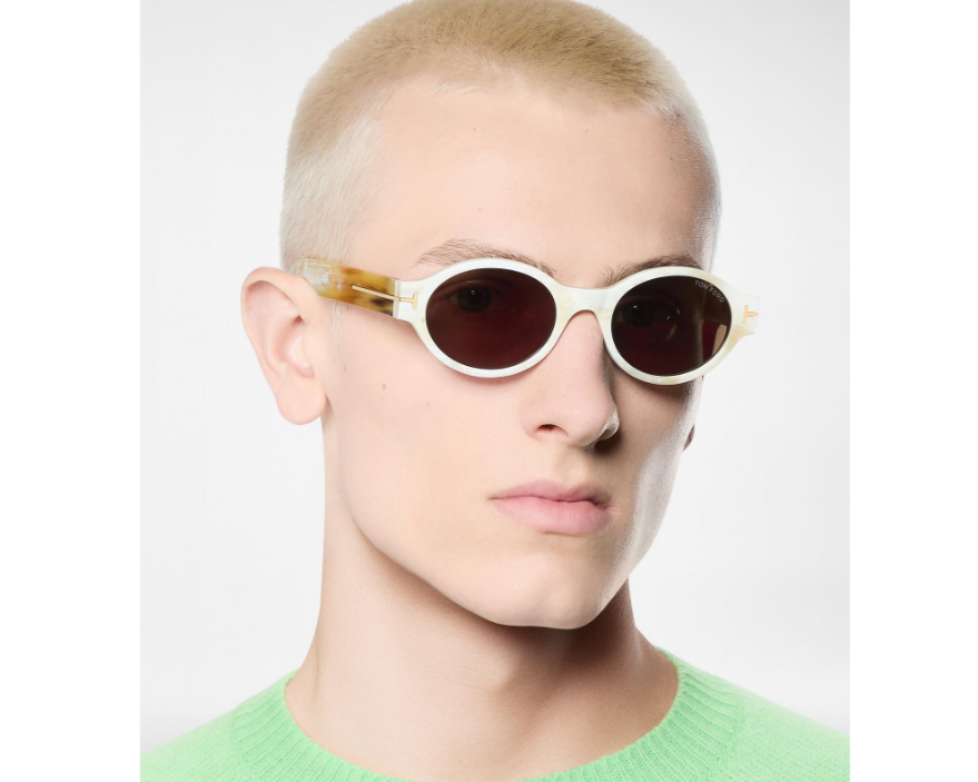 Tom Ford Oval Horn Sunglasses