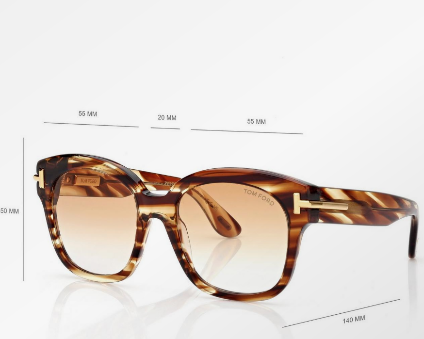 Tom Ford Icon Oversized Square Sunglasses
