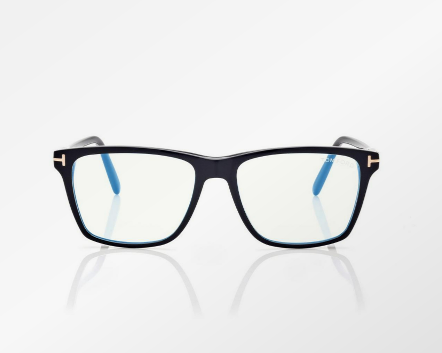 Tom Ford Blue Block Square Eyeglasses