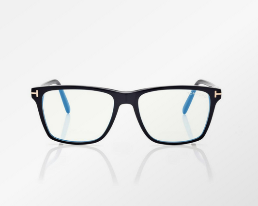 Tom Ford Blue Block Square Eyeglasses