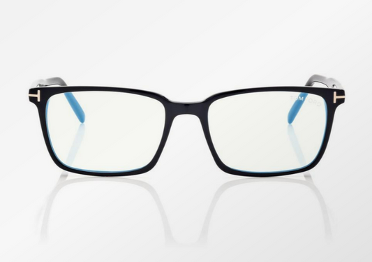 Tom Ford Blue Block Square Eyeglasses