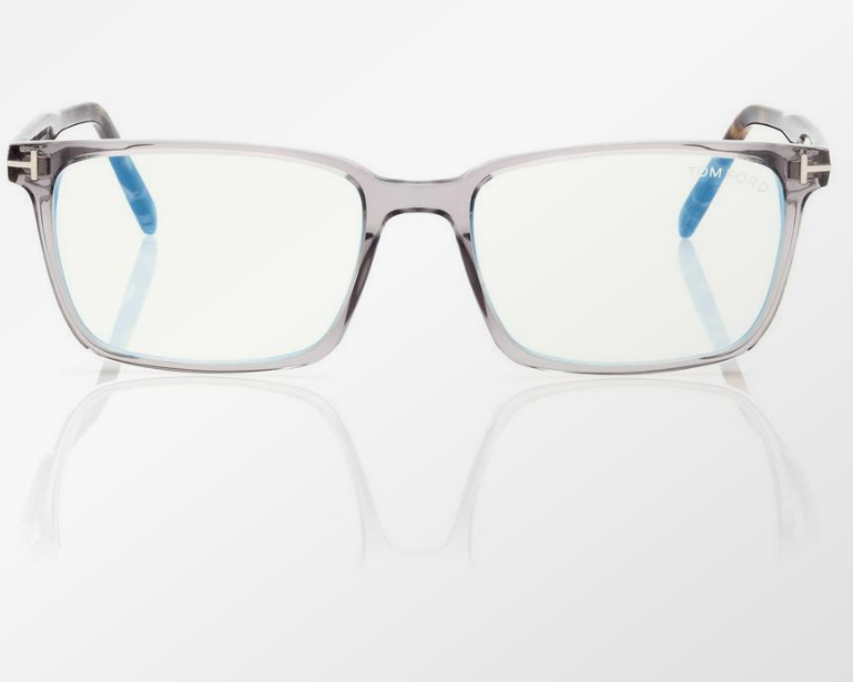 Tom Ford Blue Block Square Eyeglasses