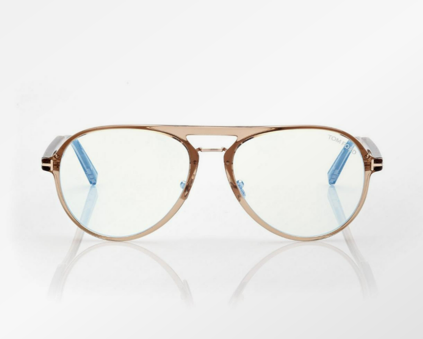Tom Ford Blue Block Pilot Eyeglasses