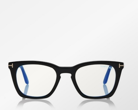 Tom Ford Blue Block Square Eyeglasses