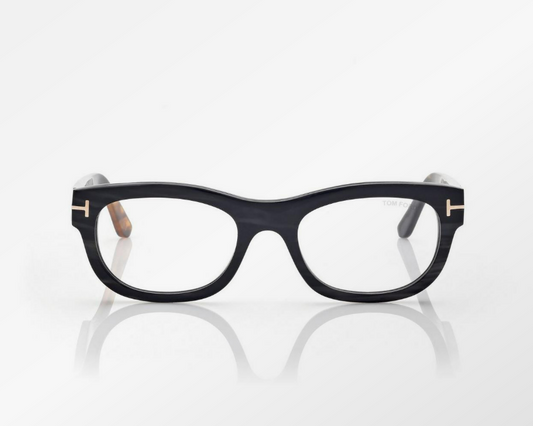 Tom Ford Rectangular Horn Eyeglasses