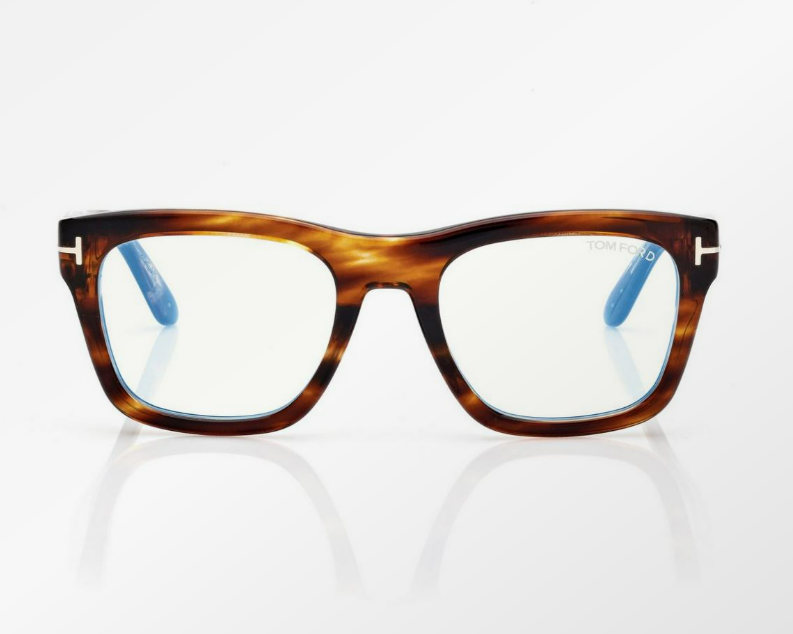Tom Ford Blue Block Icon Blue Block Square Eyeglasses