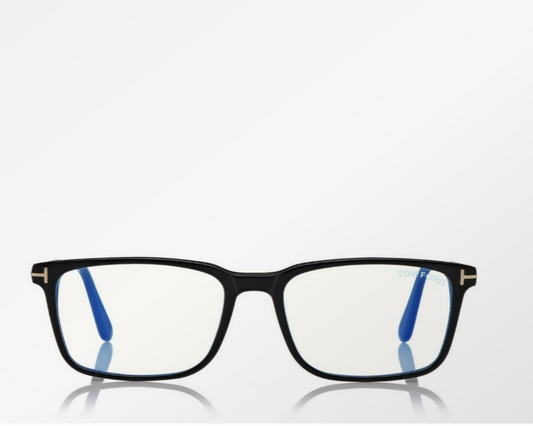 Tom Ford Blue Block Rectangular Eyeglasses