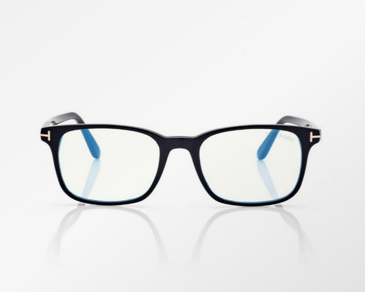 Tom Ford Blue Block Square Eyeglasses