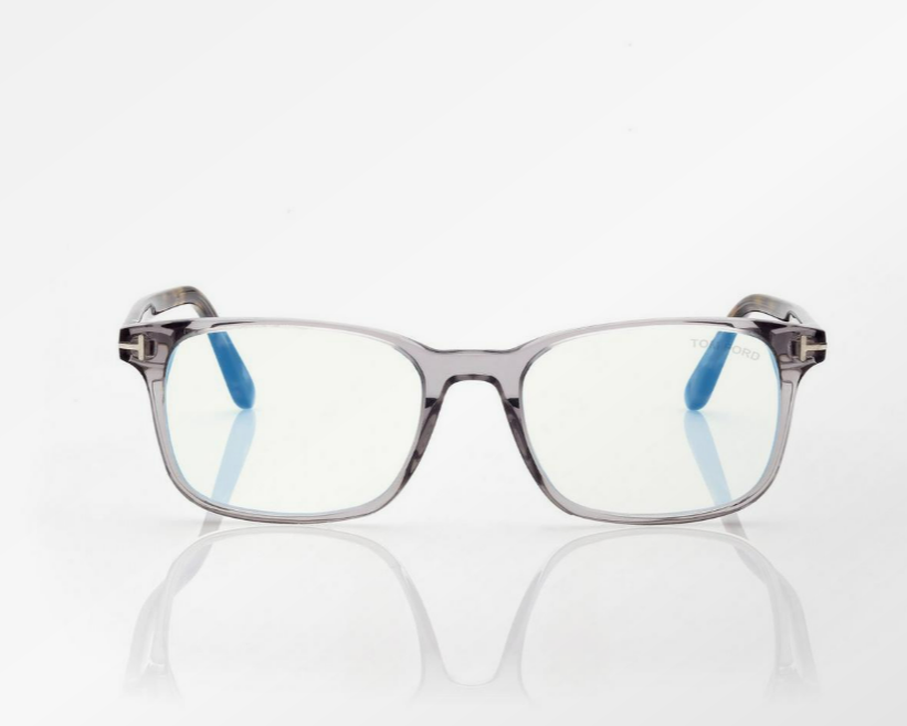 Tom Ford Blue Block Square Eyeglasses