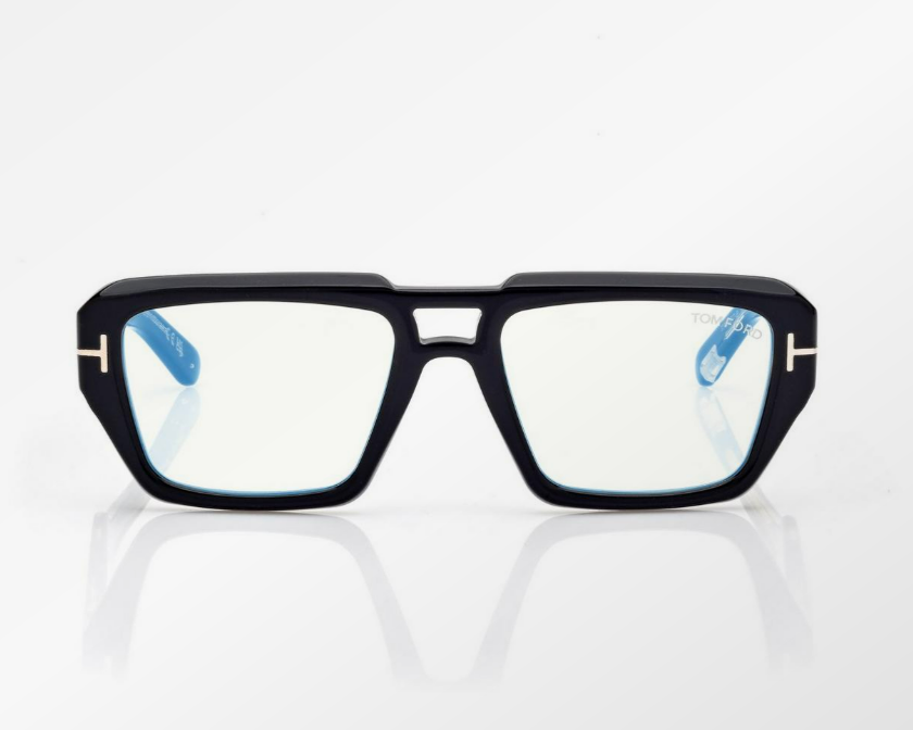 Tom Ford Icon Blue Block Navigator Eyeglasses