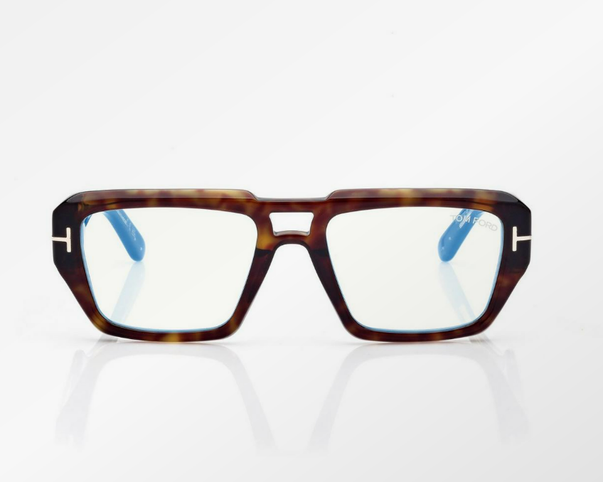 Tom Ford Icon Blue Block Navigator Eyeglasses