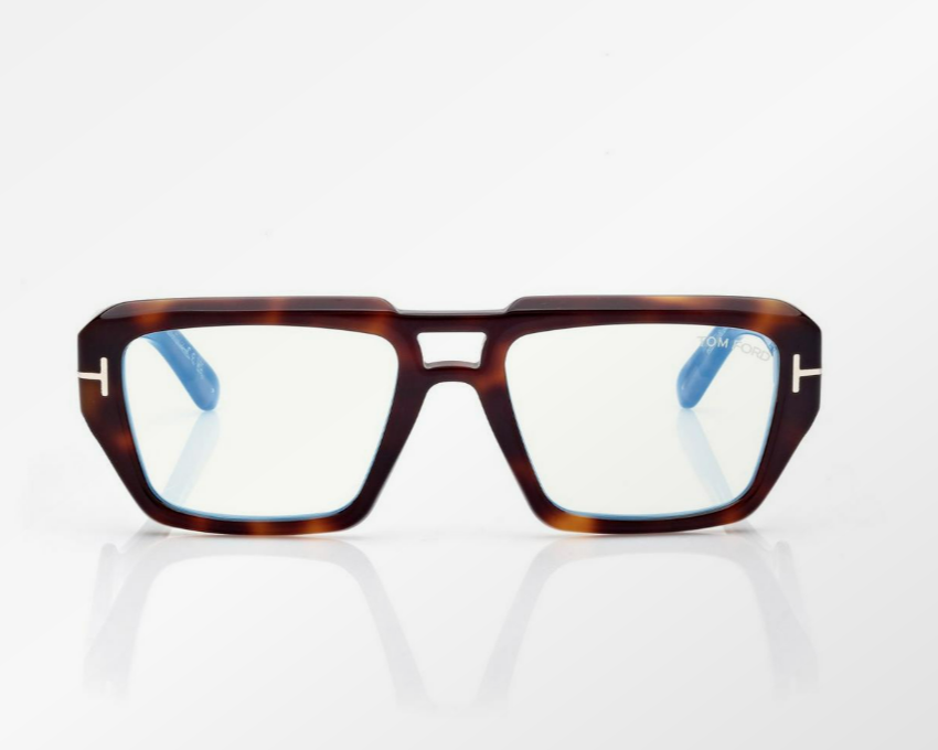 Tom Ford Icon Blue Block Navigator Eyeglasses