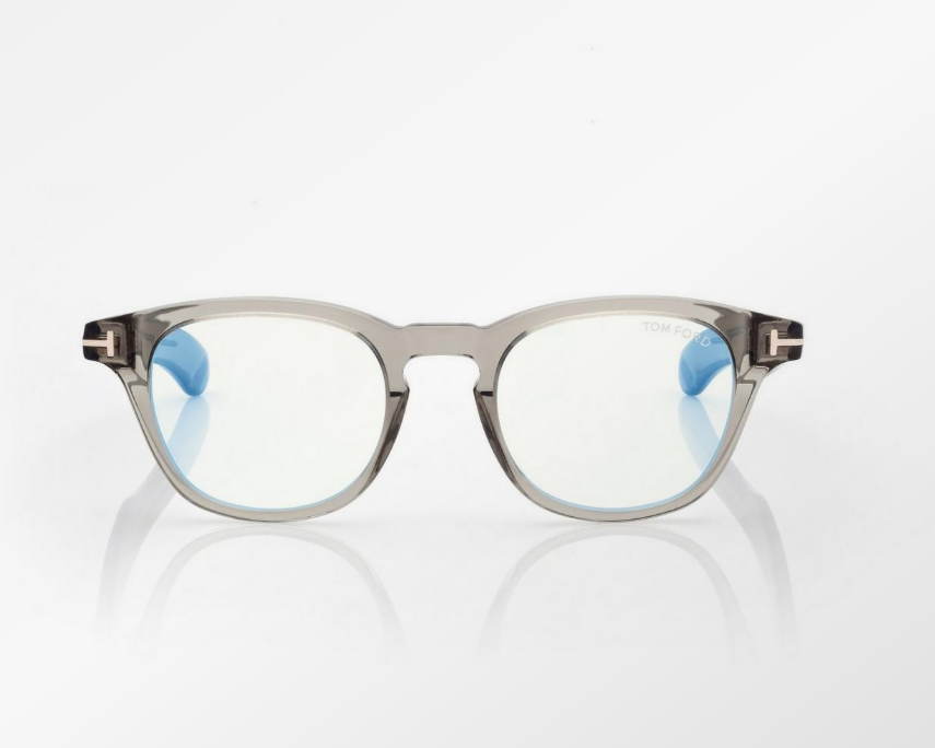 Tom Ford Blue Block Round Eyeglasses