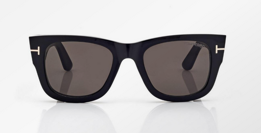 Tom Ford Blue Block Square Opticals with Clip on Sunglasses