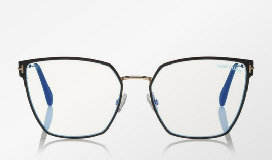 Tom Ford Blue Block Soft Square Eyeglasses