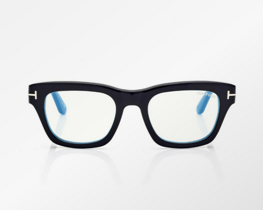 Tom Ford Blue Block Rectangular Eyeglasses
