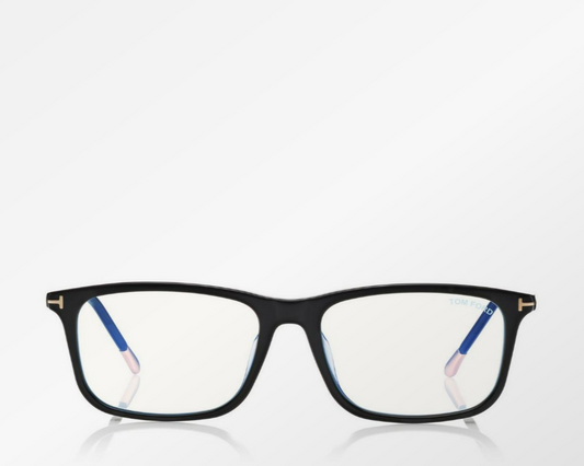 Tom Ford Blue Block Square Eyeglasses