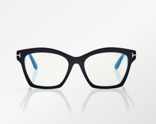Tom Ford Blue Block Square Eyeglasses