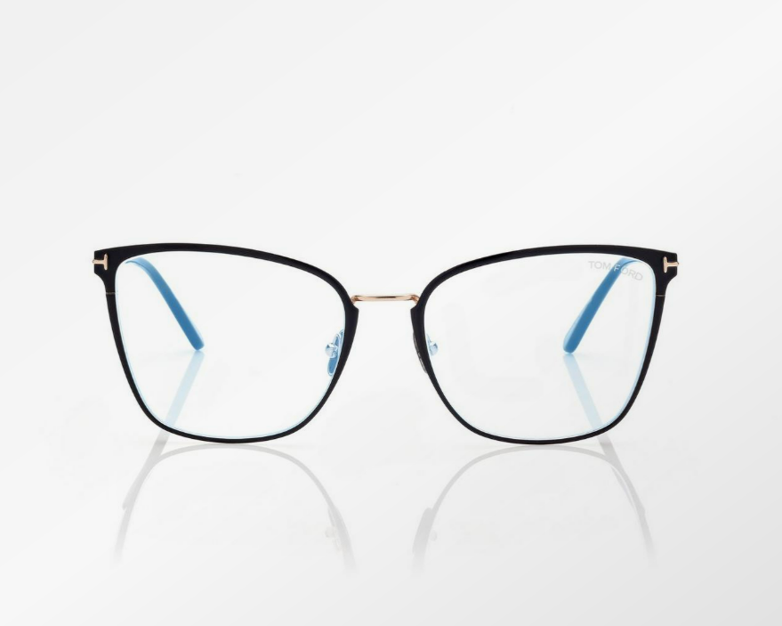 Tom Ford Blue Block Soft Butterfly Eyeglasses