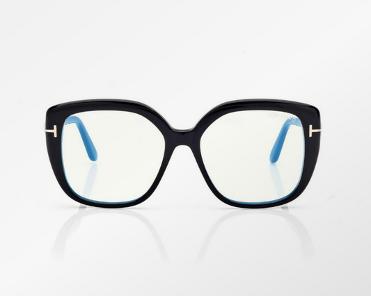 Tom Ford Blue Block Square Eyeglasses