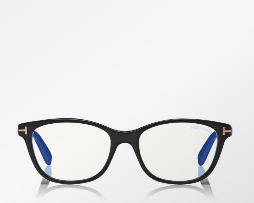 Tom Ford Blue Block Soft Square Eyeglasses