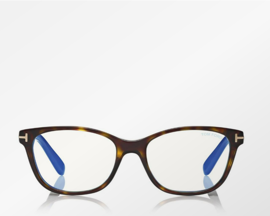 Tom Ford Blue Block Soft Square Eyeglasses