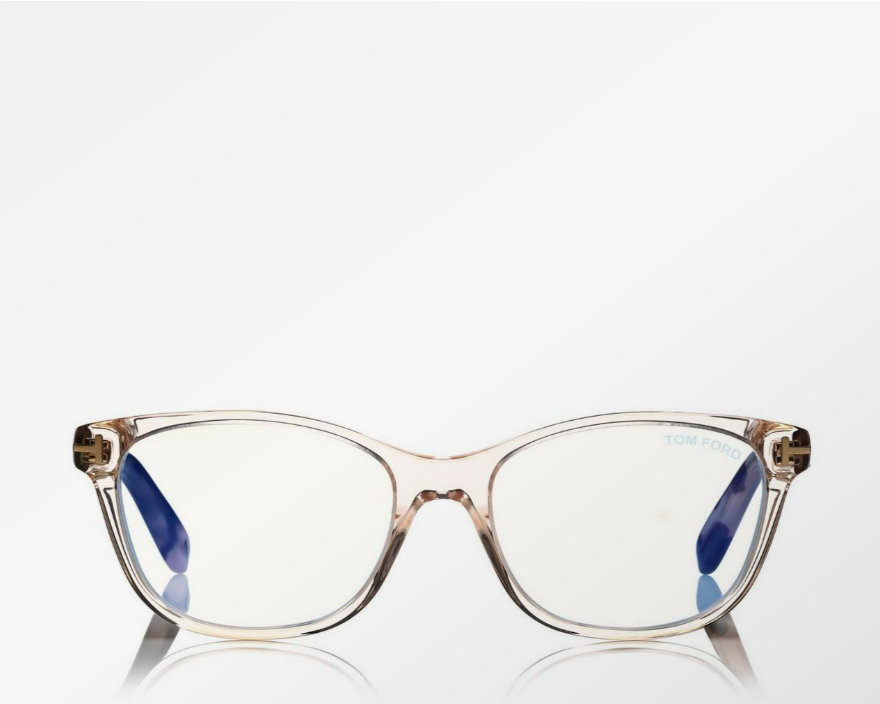 Tom Ford Blue Block Soft Square Eyeglasses